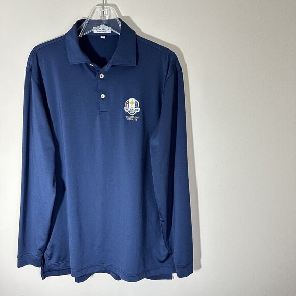 Peter Millar Summer Comfort M Polo 2020 Ryder Cup Whistling Straits Longsleeves - Picture 1 of 6